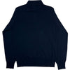 Aaric Cotton Navy Long Sleeve Polo