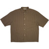 Bantu Shirt Cocoa Seersucker Stripe
