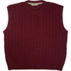 Tembe Knit Vest Aubergine Cotton Boucle