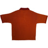 Basin Knit Polo Burnt Orange