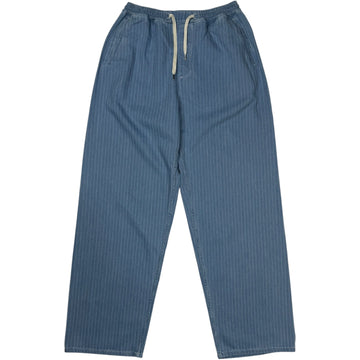 Samurai Trousers Distressed Stripe Denim
