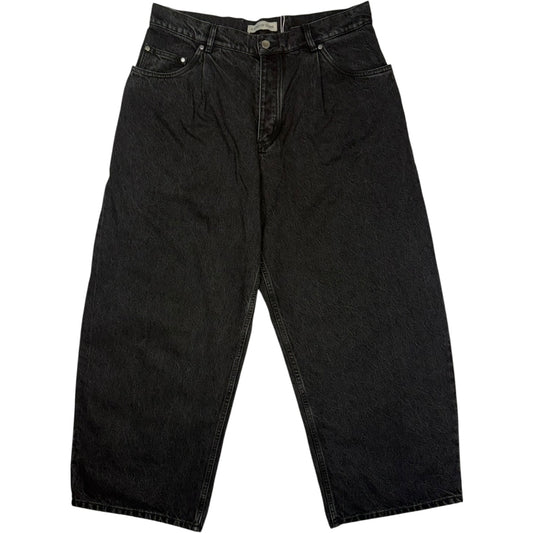 Duma Pleated Denim Grey Denim