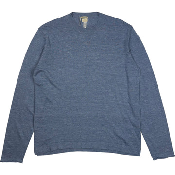Larry Round Neck Sweater Dark Blue