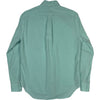 Teal Chambray Dobby Stripe Shirt