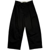 Sorte Deep Pleat Volume Pant Black