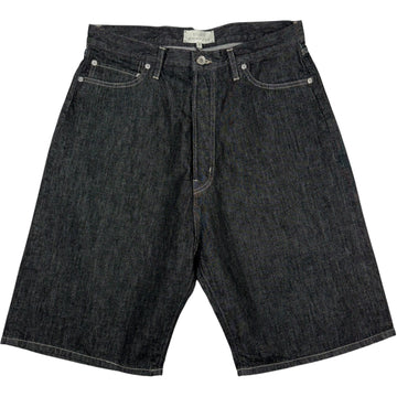 Marylebone Denim Short Black White Weft
