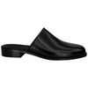 Barlow Soft Leather Mule Black