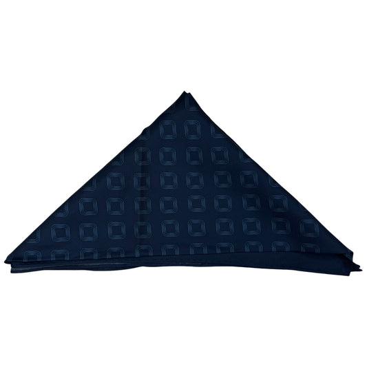 Aalbatro Silk Printed Scarf Blue