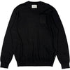 Ted Crew Neck Knit Black Linen