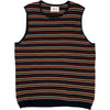 Bari Tank Navy Multi Cotton