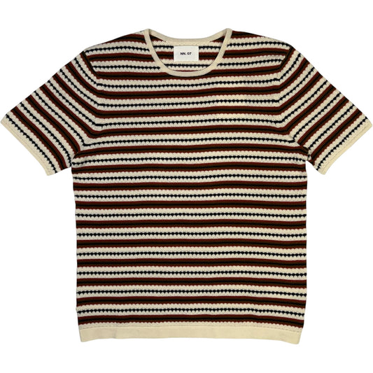 Bari T-Shirt Ivory Multi Cotton
