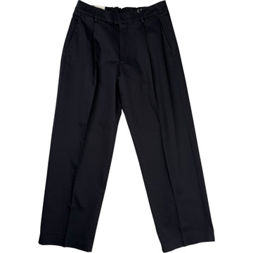Kay Trousers Navy Blue Cotton
