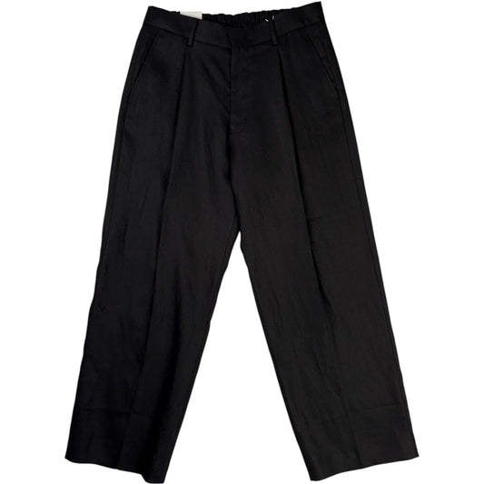 Kay Trousers Black Linen