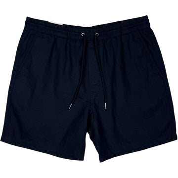 Gregor Shorts Navy Blue Linen