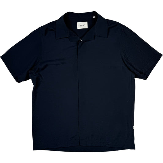 Hank Shirt Deep Navy Tencel