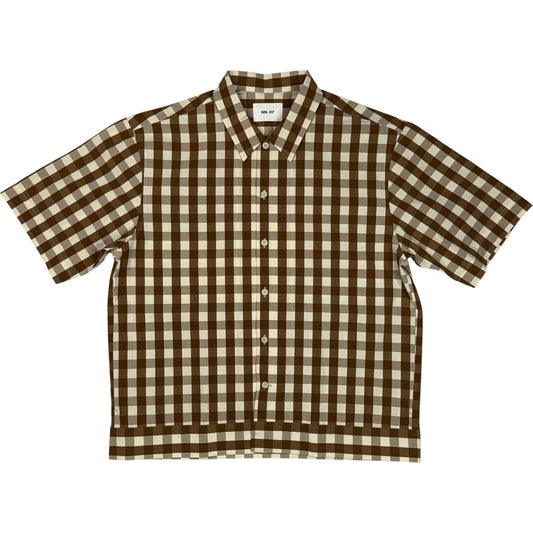 Reed Overshirt Brown Check Cotton