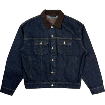 Roy Jacket Raw Indigo Cotton