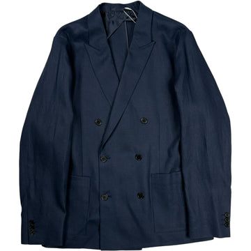 Jordin Blazer Navy Blue Linen