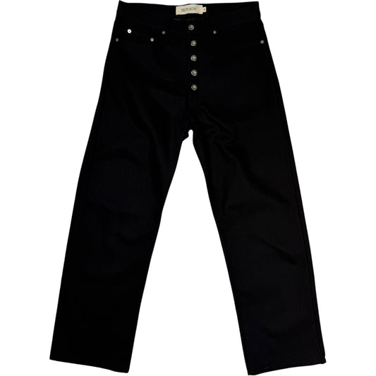 Black Straight Leg Denim