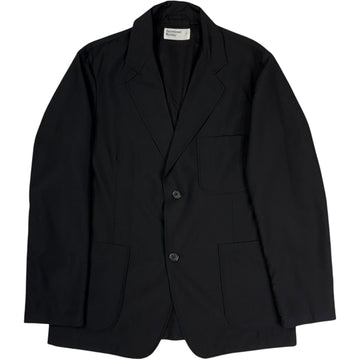 Two Button Jacket Tropical Suiting Black