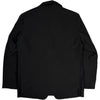 Two Button Jacket Tropical Suiting Black
