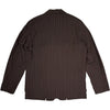 Two Button Jacket Chester Stripe Brown