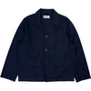Franck Jacket Linen Slub Weave Navy