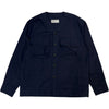 Parachute Shirt Linen Cotton Shirting Navy