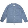 Parachute Shirt Linen Cotton Shirting Pale Blue