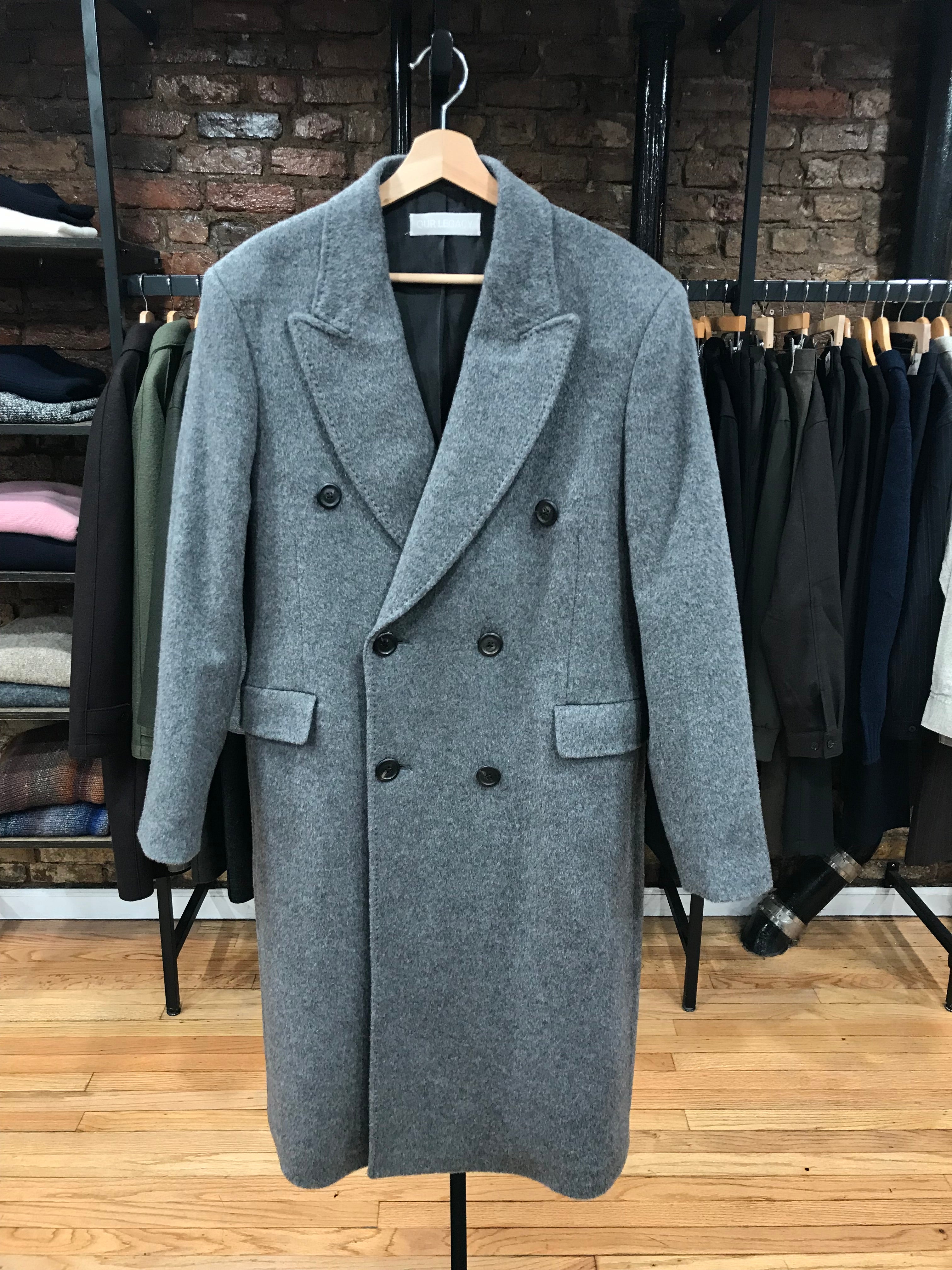 Whale Coat Island Grey Hairy Mohair – Cueva