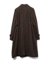 Napping Umbrella Coat Wool Blend Top Brown
