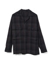 Field Shirt Jacket Alpaca Wool Dark Navy
