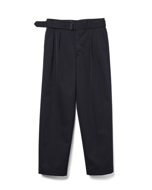 Chino Riviera Trouser Wool Cotton Navy