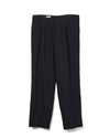 Stripe Easy Trouser Wool Navy