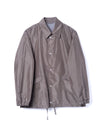 Coach Jacket Poly Silk Blend Stone Grey