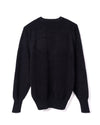 Crew Pullover Cashmere Top Charcoal