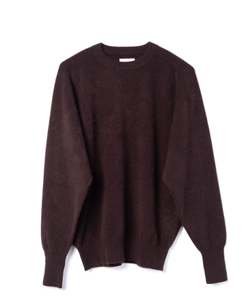 Crew Pullover Cashmere Brown