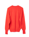 Crew Pullover Cashmere Scarlet