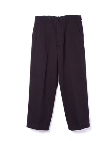 Drill Officer Trouser Cotton Black