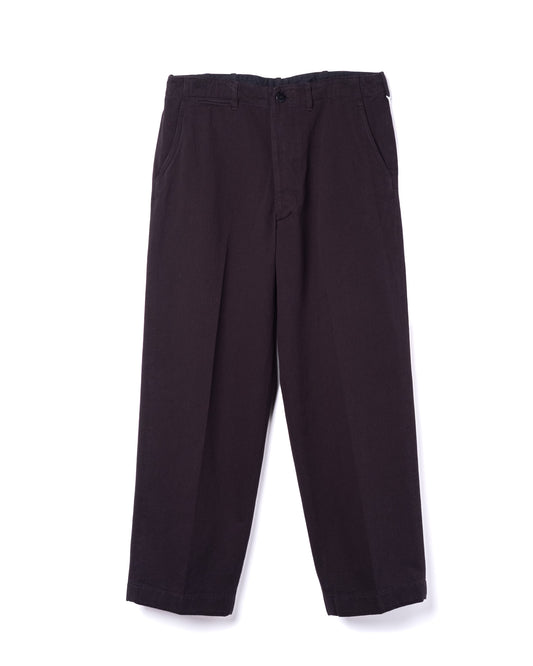 Drill Officer Trouser Cotton Black