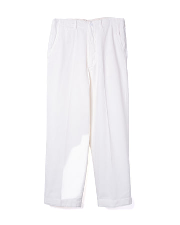 Drill Officer Trouser Cotton Ecru
