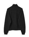 Covet Full Zip Cotton Black