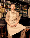 Work Apron Natural Linen Brown