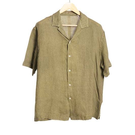 Bart Shirt Linen Army