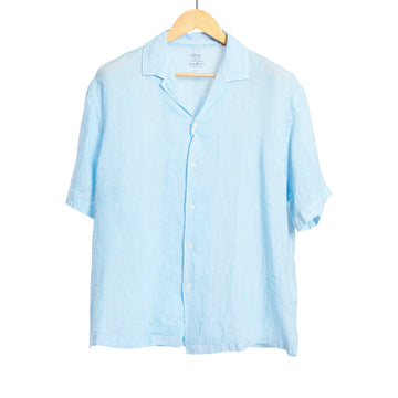 Bart Shirt Linen Blue
