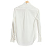 White Seersucker One Pocket Long Sleeve Button Collar