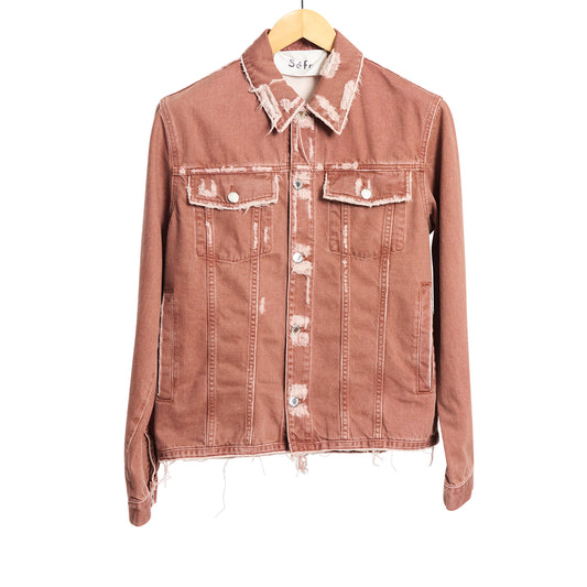 Benicio Jacket Worn Faded Red