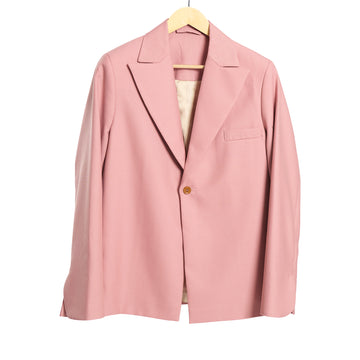 Power Blazer Rose Pink Poly Blend