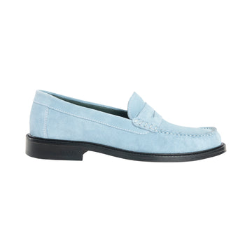 Yardee Mocassin Loafer Sky Blue Suede