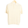 Short Sleeve Knitted Polo Panna
